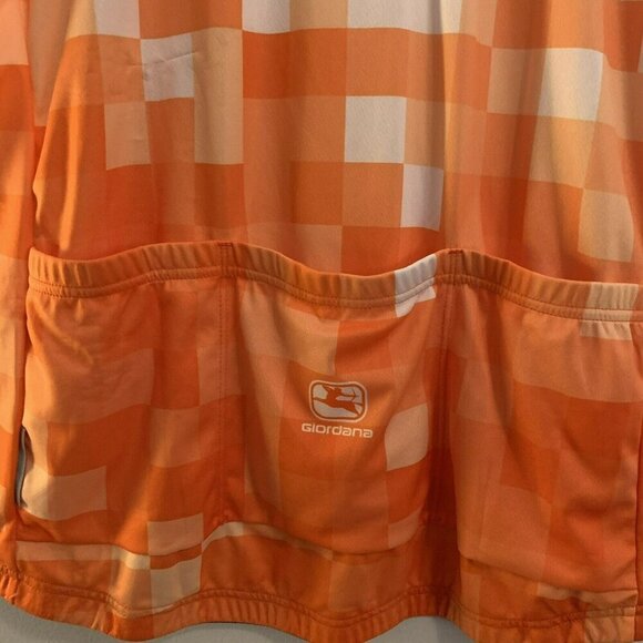 Giordana Cycling Jersey Size XXL Orange 24 Hours Made In Italy - Picture 7 of 8